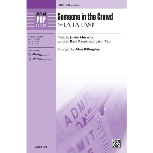 Someone in the Crowd Choral Sheet Music