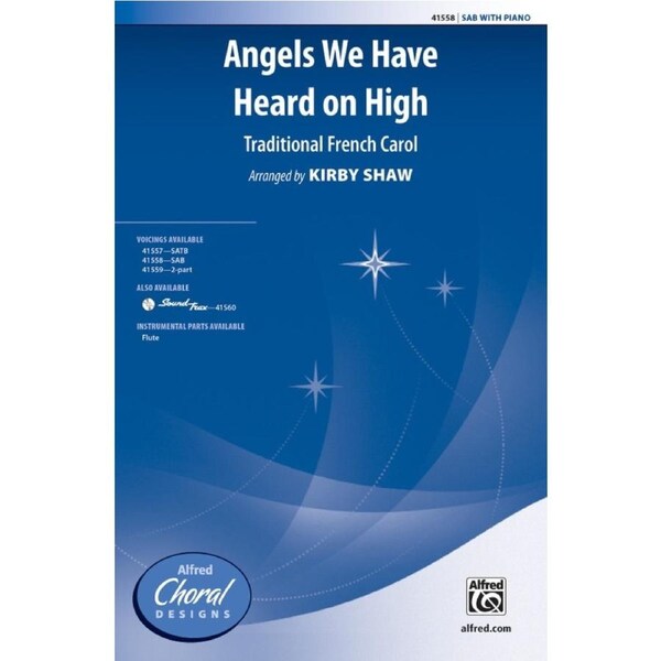 Angels We Have Heard on High SAB Choral Sheet Music