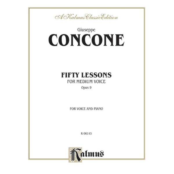 Lessons 50 Op 9 Med Voice