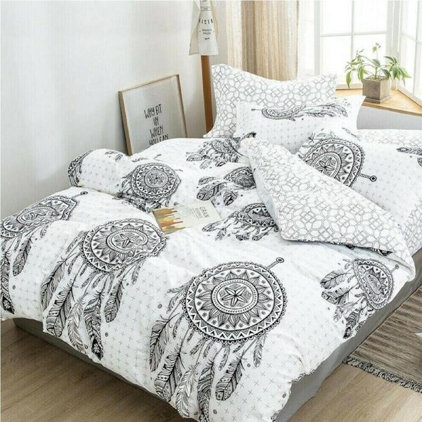 Mandala Dream Catcher Quilt/Doona Cover Set Single