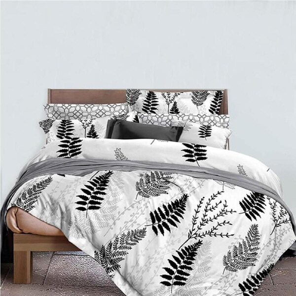 FLORA LEAVES Quilt/Doona Cover Set King