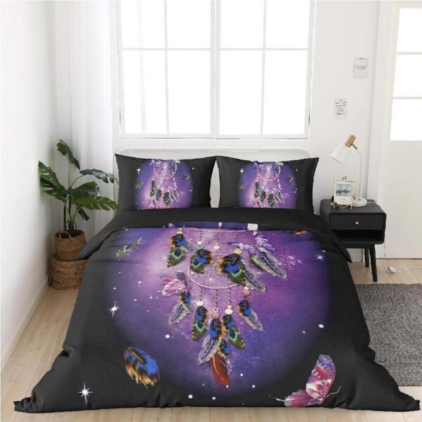 FANTASY BUTTERFLY Quilt/Doona Cover Set Super King