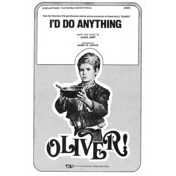 Id Do Anything (From Oliver) (Octavo)