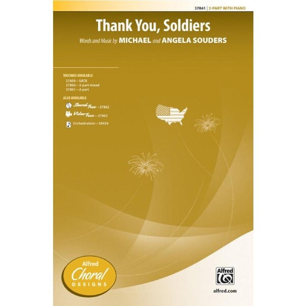 Thank You Soldiers SA - Choral Sheet Music
