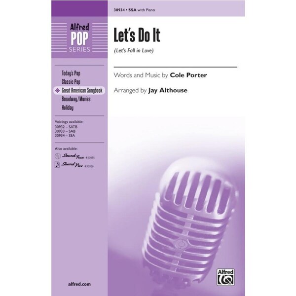 Let's Do It Let's Fall In Love SSA