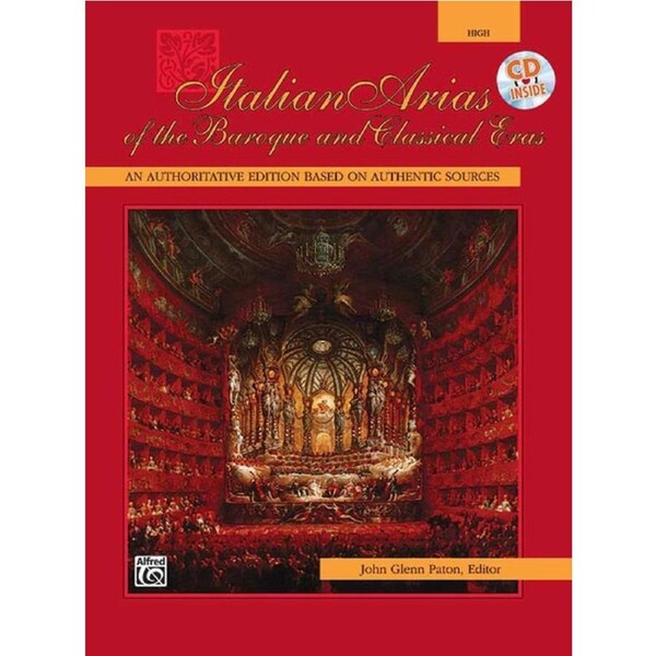 Italian Arias Of Baroque & Classical High Book/CD