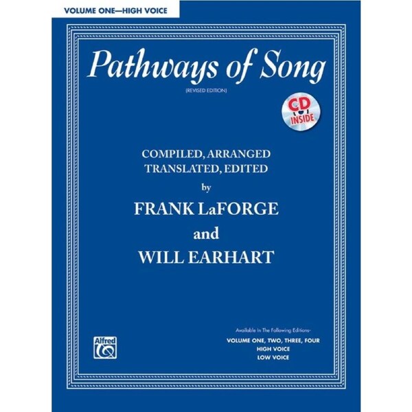 Pathways Of Song Volume 1 Book/CD High