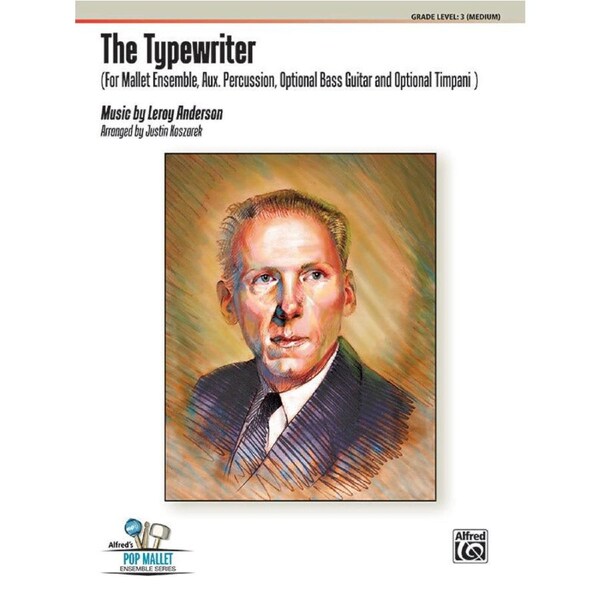 Typewriter Percussion Ensemble Sheet Music for 9-10 Players