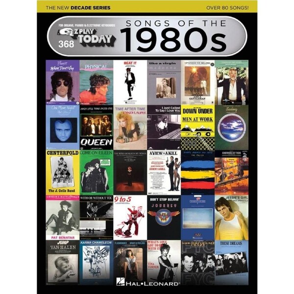 EZ Play 368 Songs Of 1980s New Decade Series (Softcover Book)