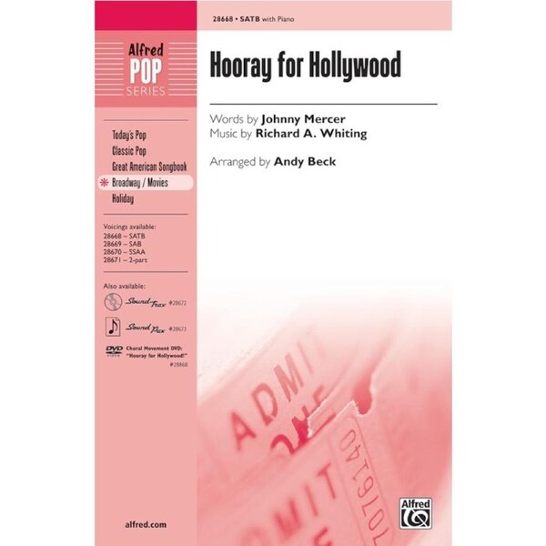 Hooray For Hollywood SATB Arr. Beck