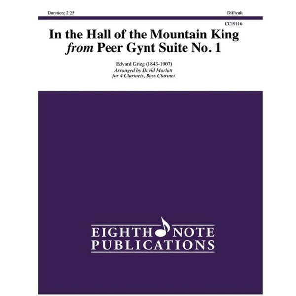 In The Hall Of The Mountain King Clarinet Choir