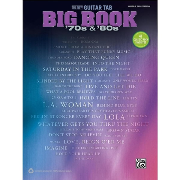 New Guitar Tab Big Book 70S/80S