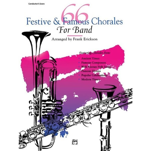 66 Festive and Famous Chorales for Concert Band Sheet Music
