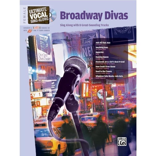 Ultimate Vocal Singalong Broadway Diva Fem Book/CD