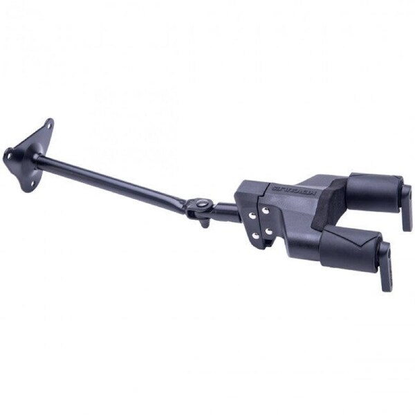 Hercules GSP40WB Plus Wall Mount Guitar Hanger with Auto-Swivel Yoke and N.I.N.A. Accessory for Various Instruments