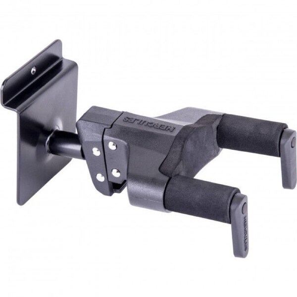 Hercules GSP39SBPLUS Slatwall Guitar Hanger with Auto-Swivel Yoke and Grip System