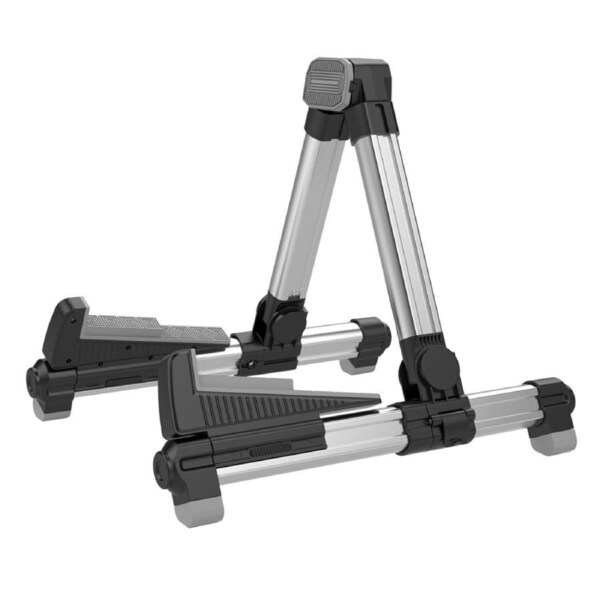 Aroma AGS08 Silver Guitar Stand