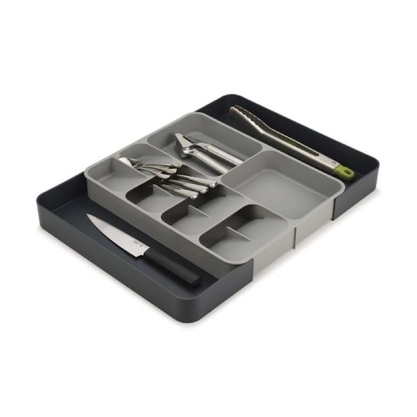 Joseph Joseph DrawerStore Expanding Cutlery, Utensil & Gadgets Organiser - Grey
