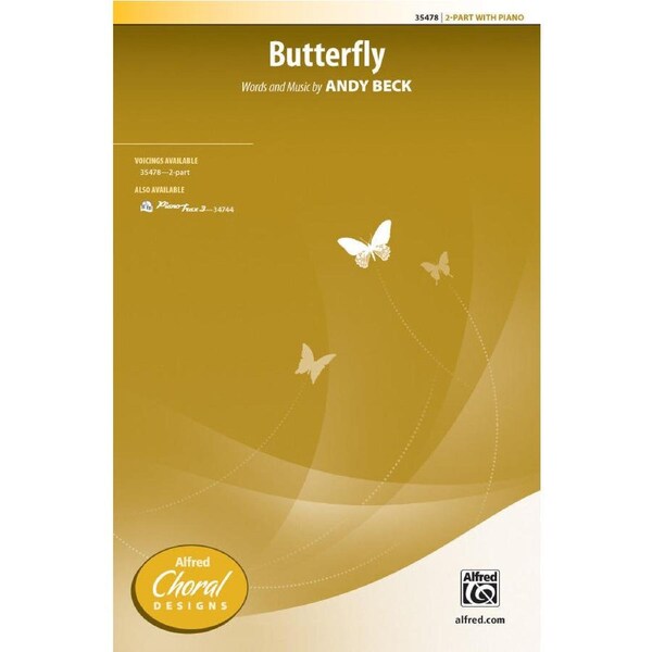 Butterfly SA Choral Sheet Music for Treble Choirs, First Movement from Songs of Flight