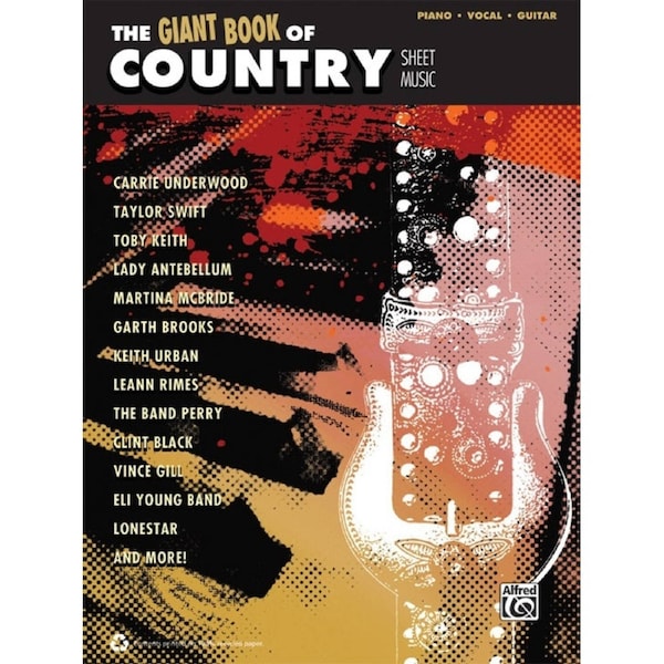 Note Book Pvg The Giant Book Of Country Sheet Music PVG | Woolworths