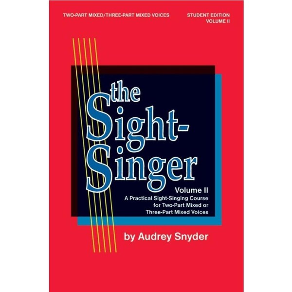 Sight Singer Book 2 For 2 Or 3 Part Mixed Student Ed