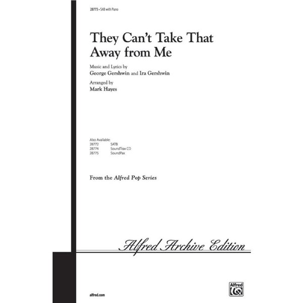 They Can't Take That Away From Me SAB