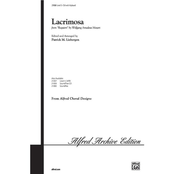 LacriMosa SSA Acc Level 3 Arr Liebergen