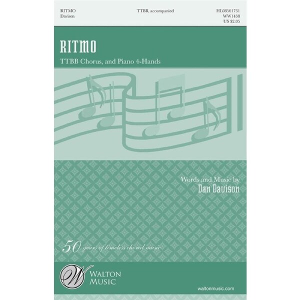 Ritmo TTBB/Piano 4H (Octavo)