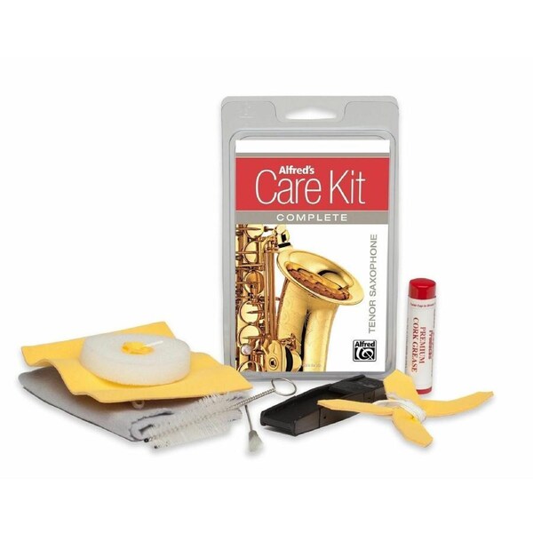 Alfred's Care Kit Complete For Tenor Saxophone Inc. Swabs, Brush & Grease