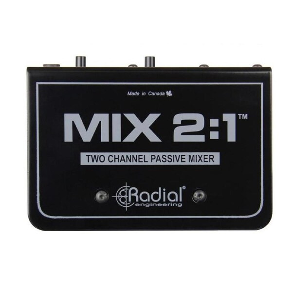 RADIAL MIX 2:1 - PASSIVE BALANCED MIXER, 2 IN 1 OUT