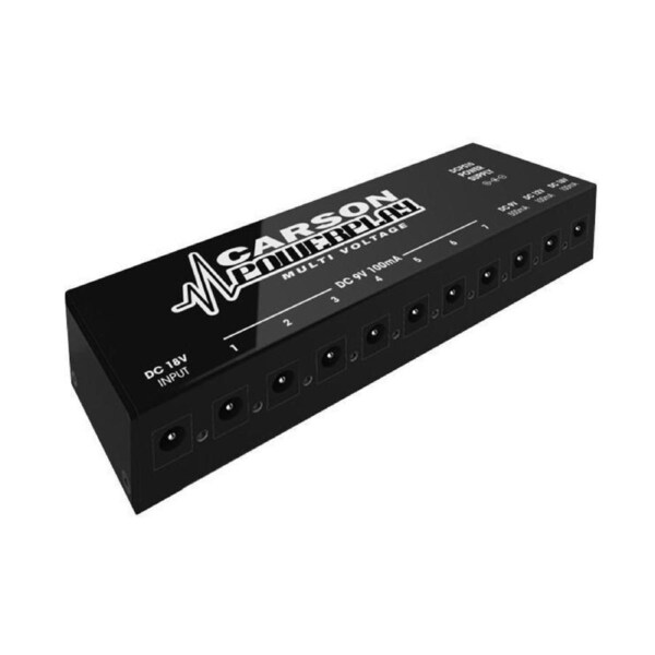 CARSON DCPS10 Multi Outlet Power Supply 9v, 12v & 18v DC Voltage
