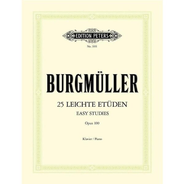 Burgmuller - 25 Easy & Progressive Studies Op. 100 for Piano Solo