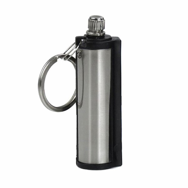 Survival Match Box Permanent Match Keychain Fire Starter Camping Hiking Tool