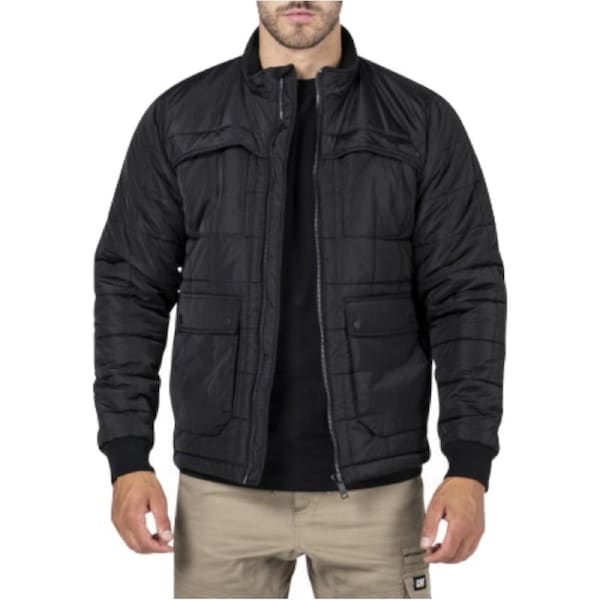 CAT Mens Terrain Winter Warm Jacket Caterpillar - Black S