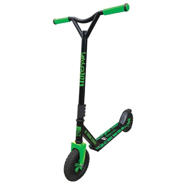 NEW ADRENALIN ATS-2 ALL TERRAIN ADULT & KIDS PUSH SCOOTER Lime