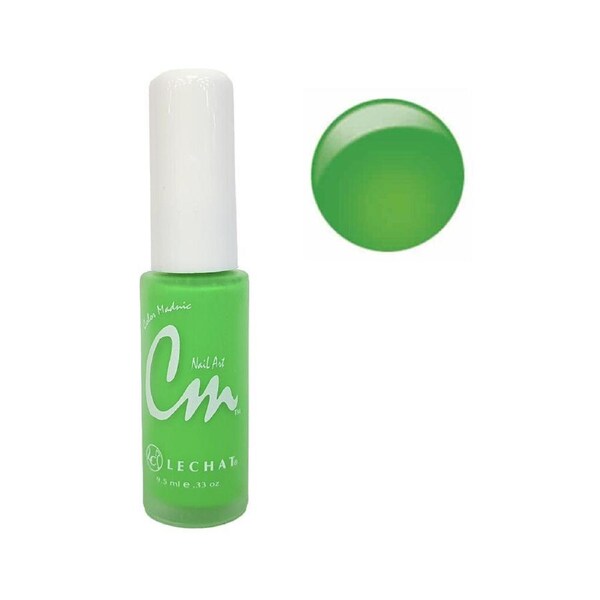 Lechat CM Nail Art Polish Lacquer Enamel Color Madnic NA05 Hot Green 9.5ml