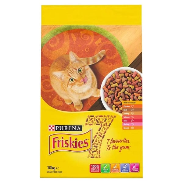 Friskies Adult 7+ Favourites Dry Cat Food 10kg
