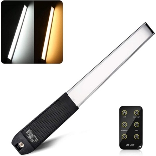 LUXCEO Q508S LED 9W 3000K-5700K Wand Handheld Video Light 1000 Lumen
