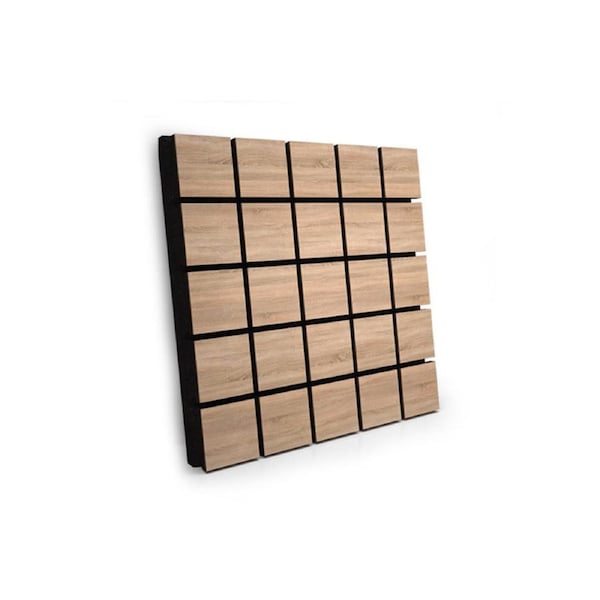 Elite Sound Acoustics Panel 70mm Foam For Auditoriums Grid Sonoma 4 Pack