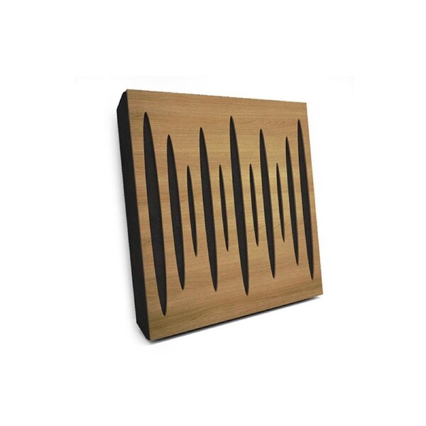 Elite Sound Acoustics Panel 70mm Foam Absorption Diffuser Pulsar Oak 4 Pack