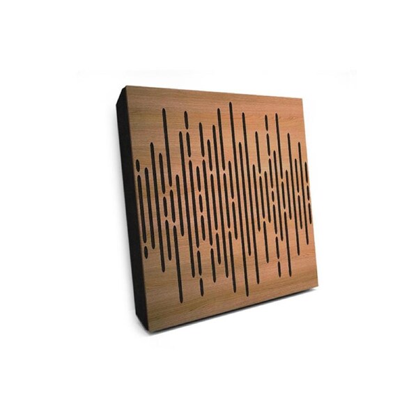 Elite Sound Acoustics Panel 70mm Foam Absorption Diffuser Wave Oak 4 Pack