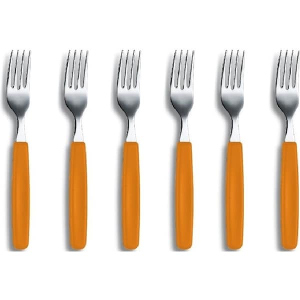 Victorinox Orange Table Fork Set 6