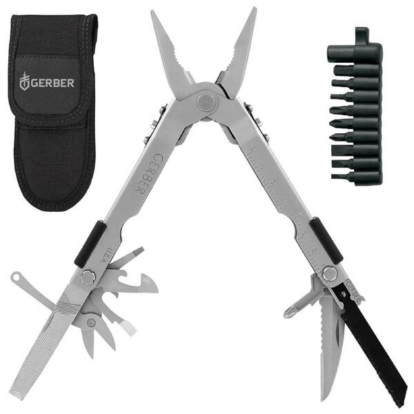 Gerber MP600 Pro Scout Multi Tool Needlenose W/ Tool Kit & Sheath - Stainless 07564