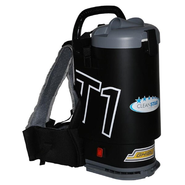 Cleanstar GHIBLI 1450W 6L T1 Backpack Bagged Vacuum Cleaner w/ HEPA Filter Black