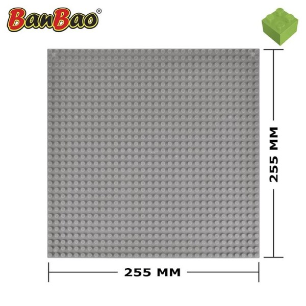 BanBao Build Your World - Grey Baseplate