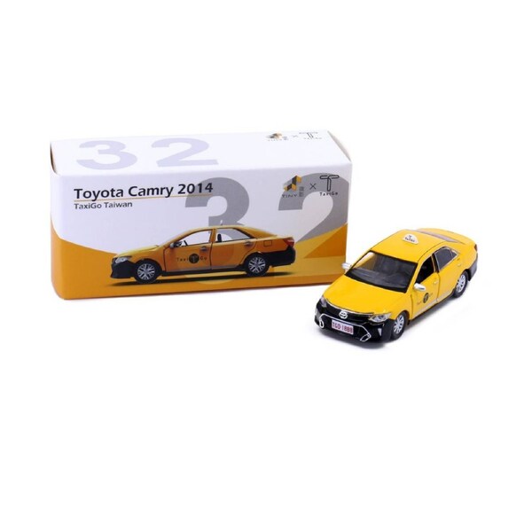Tiny City Die-cast Model Car - Toyota Camry 2014 Taxi Go Taiwan TW32