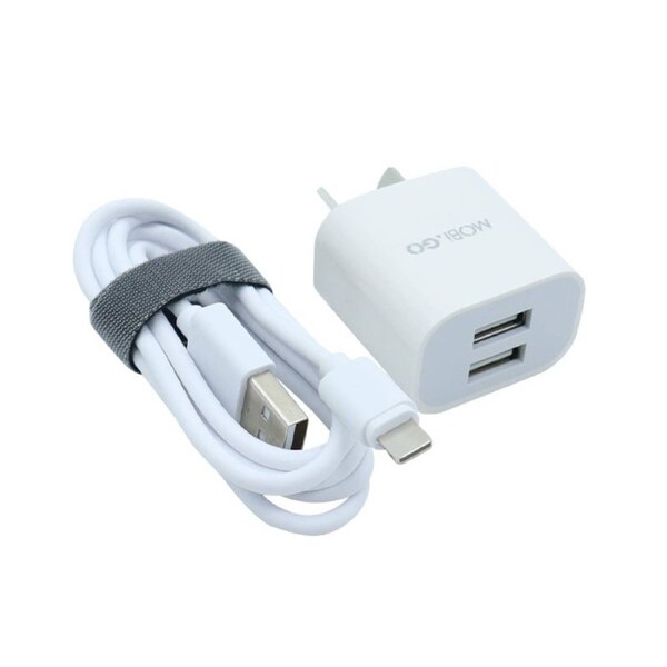 Dual USB Adaptor with USB to Type-C Cable Combo Quick Charge Charger GO304