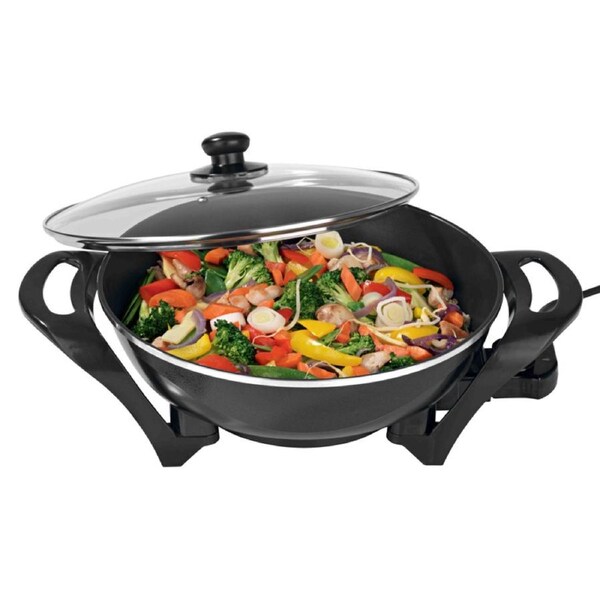 Healthy Choice Non Stick Electric Wok 4.5 Litre