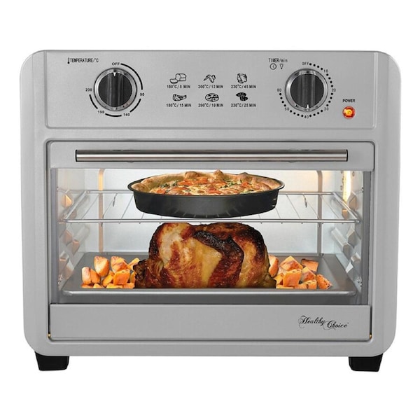 Healthy Choice 23L 1700W Air Fryer Oven & 3 Accessories