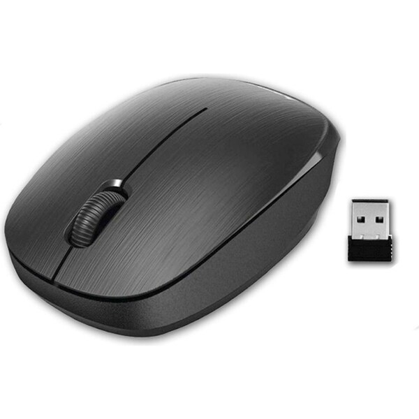 Sansai Ergonomic 2.4GHz Wireless Optical Mouse for PC/Laptop Computer/Mac Black